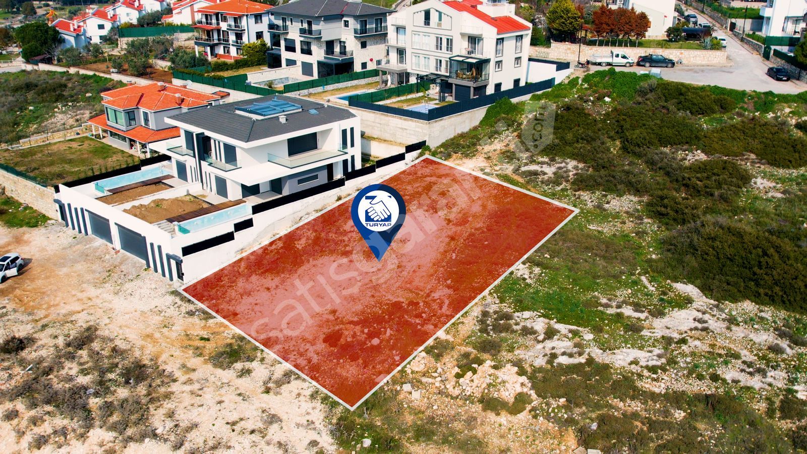 SEYREK VİLLAKENTTE 807 m² VİLLA İMARLI SATILIK ARSA