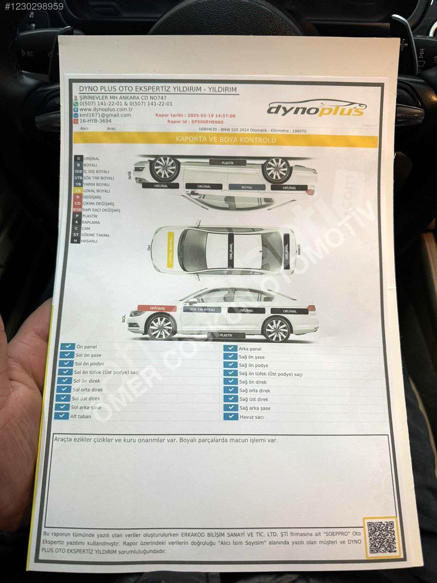 2014 520İ F10 198.000 KM DIŞ M SPORT NBT M DİREKSİYON