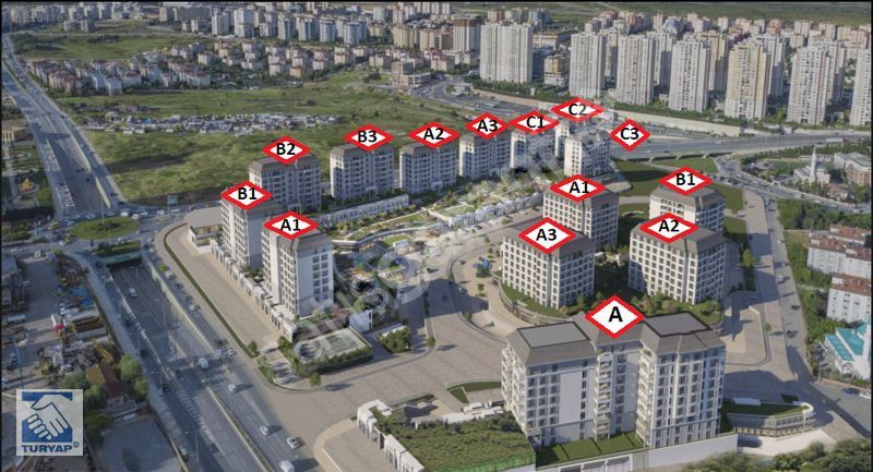 MEYDAN BAŞAKŞEHİR ( 156 M² ) 3+1 SATILIK DAİRE