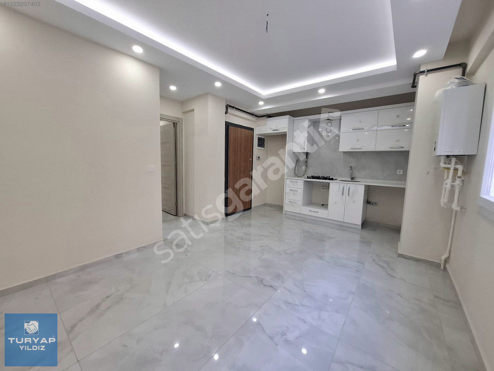 BUCA YAYLACIK MH SIFIR /YERDEN ISITMA /ÜÇLÜ ANKASTRE 1+1 DAİRE.