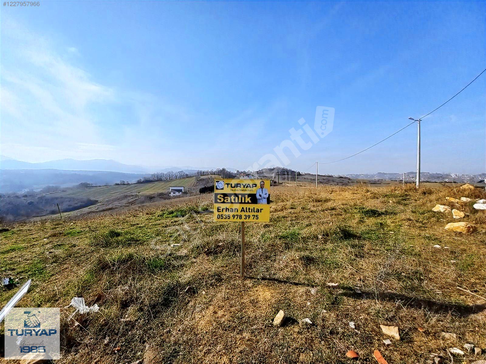 TURYAP Erhan'dan 453 m² Doğa Manzaralı Arsa.