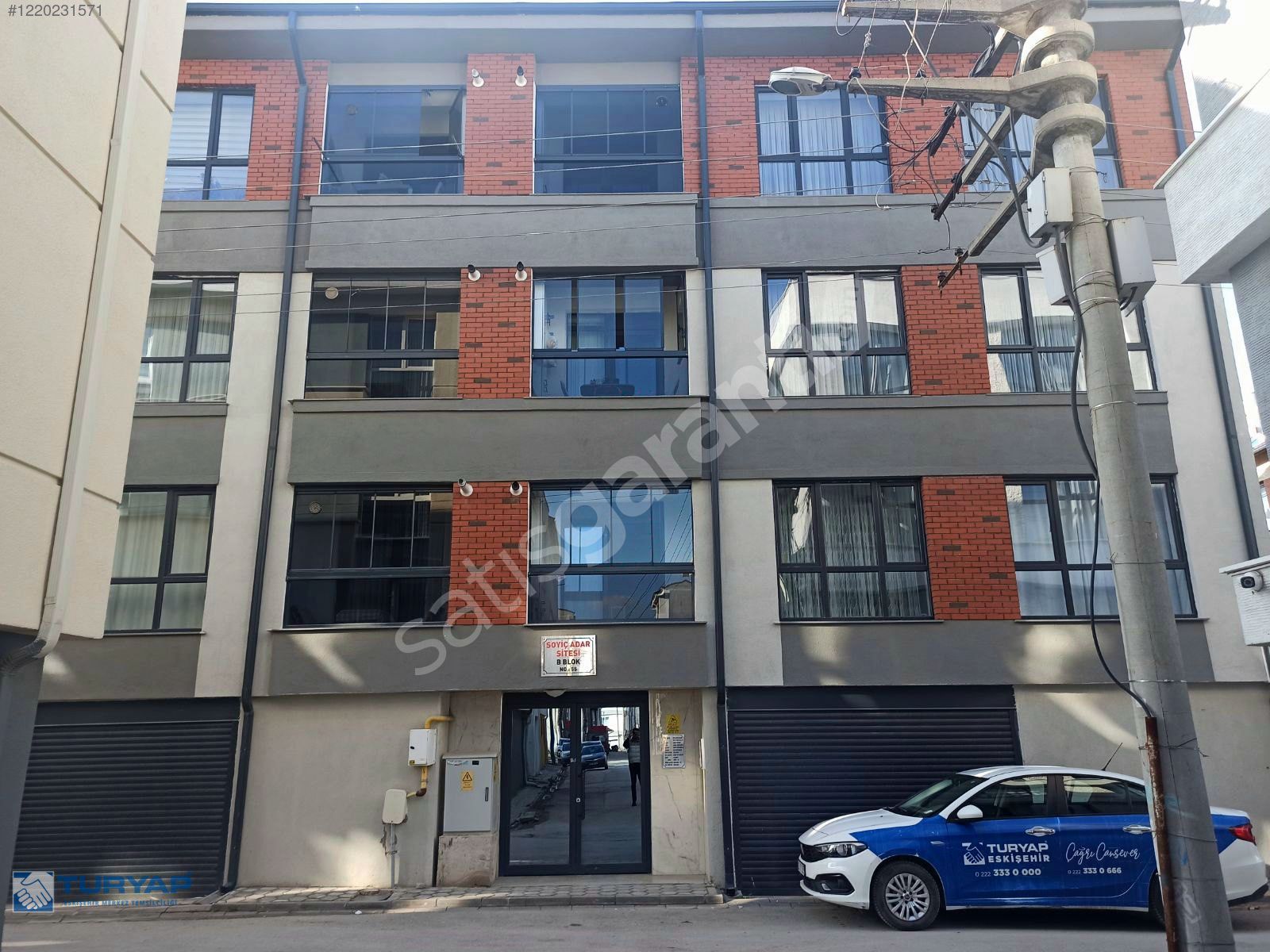 TURYAP'TAN SOYİÇ ADAR SİTESİNDE 2+1 NET 100M2 SATILIK DAİRE