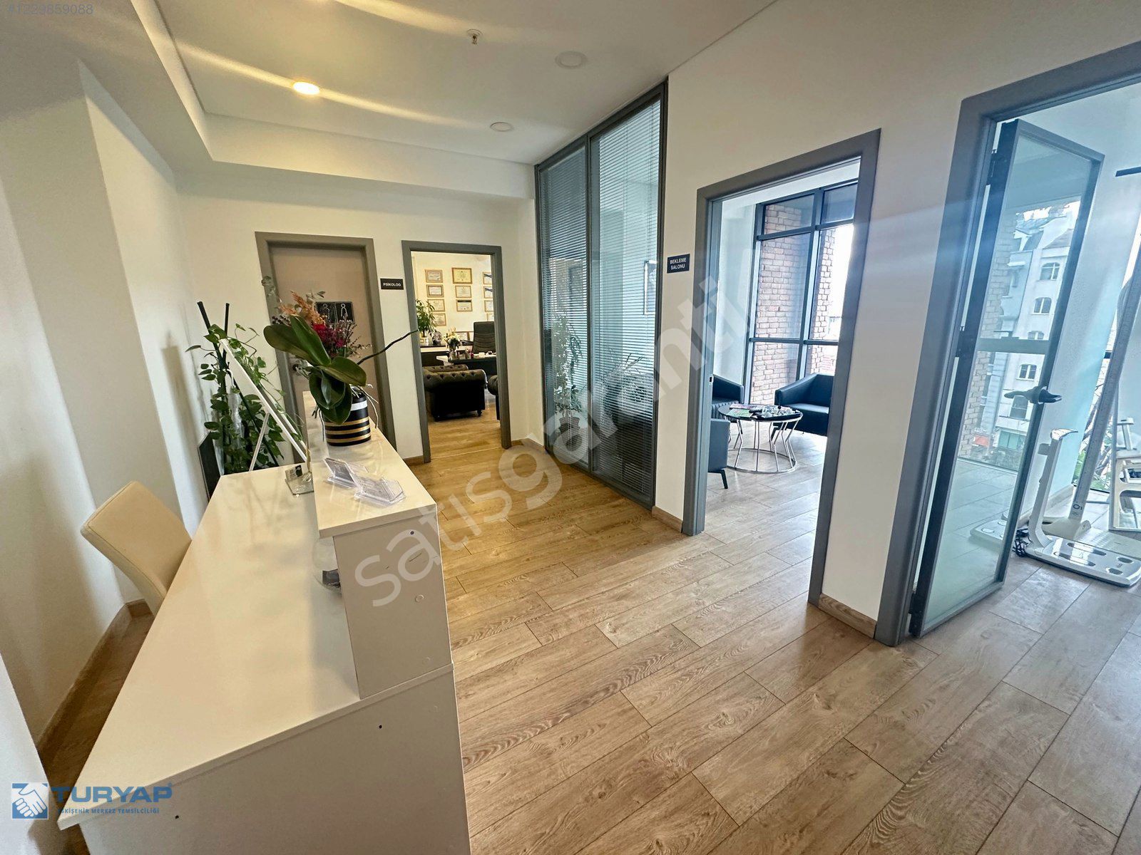 TURYAP'TAN KILIÇOĞLU PLAZADA 102m²PORSUK CP 2+1SATILIK LÜKS OFİS