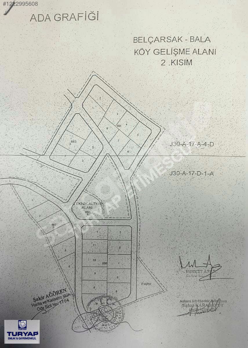 Bala Belçarsak da Satılık İmarlı Arsa