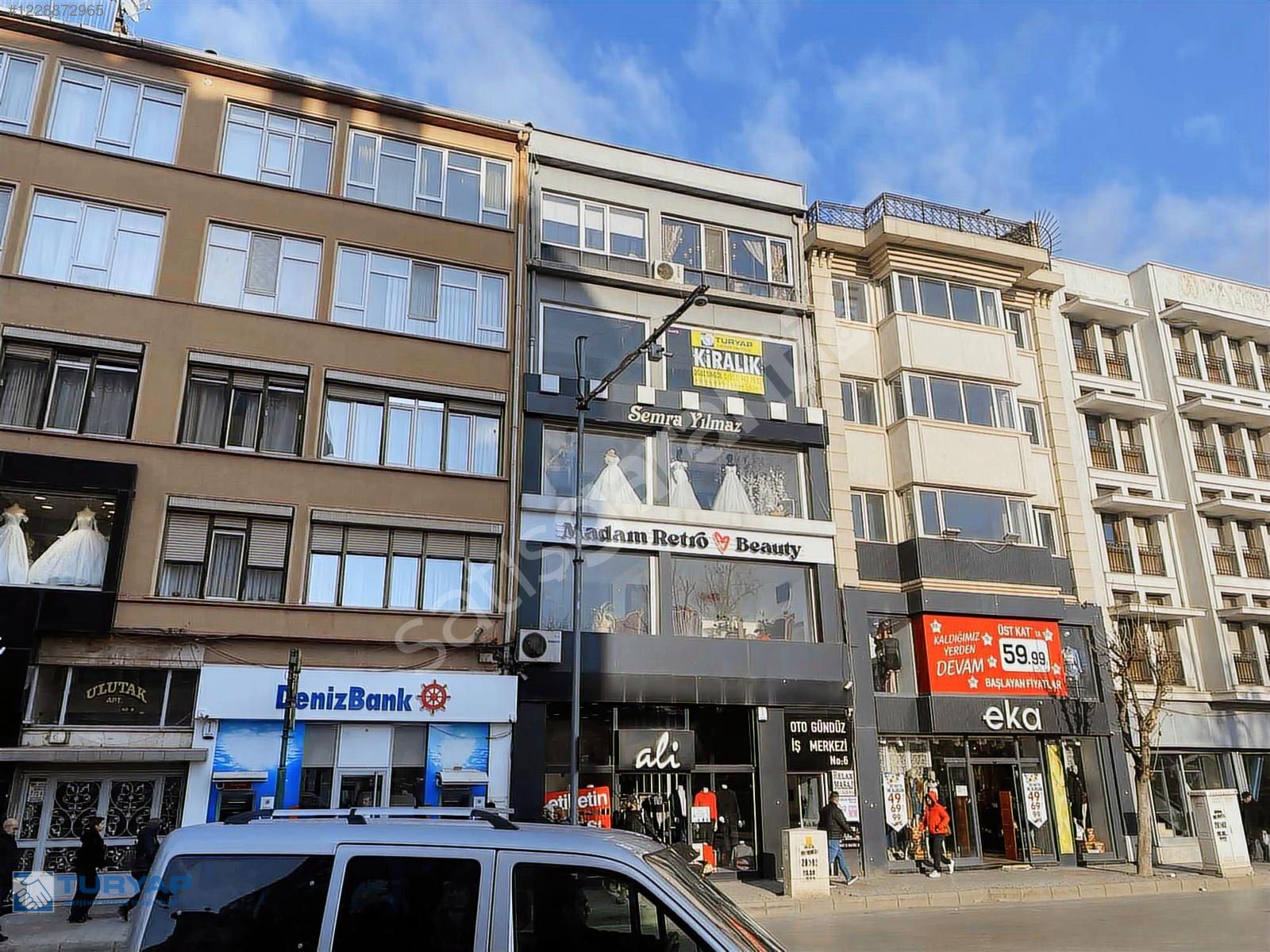 TURYAP'TAN ŞEHİR MERKEZİNDE PORSUK CEPHELİ 100M2 2+1 İŞ YERİ