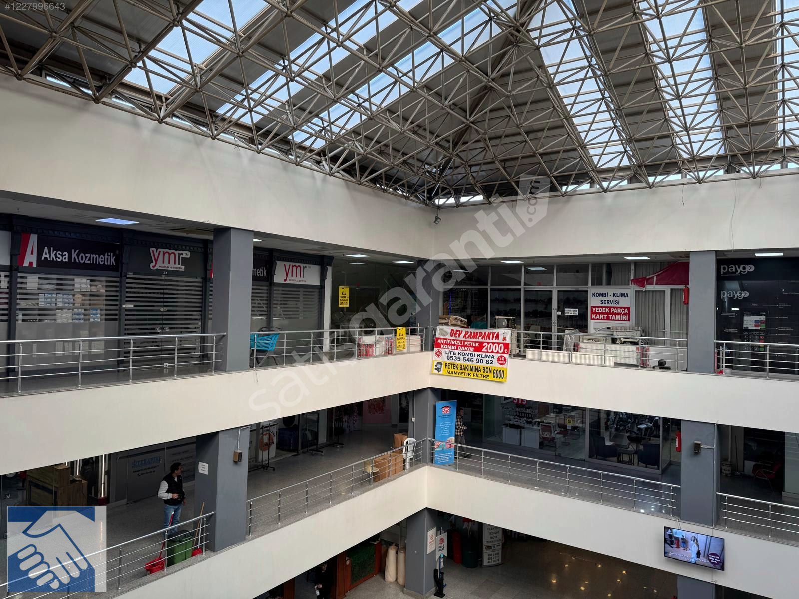 Başakşehir 4.Etap İstanbul Çarşısında 60 m2 kiralık kullanıma ha