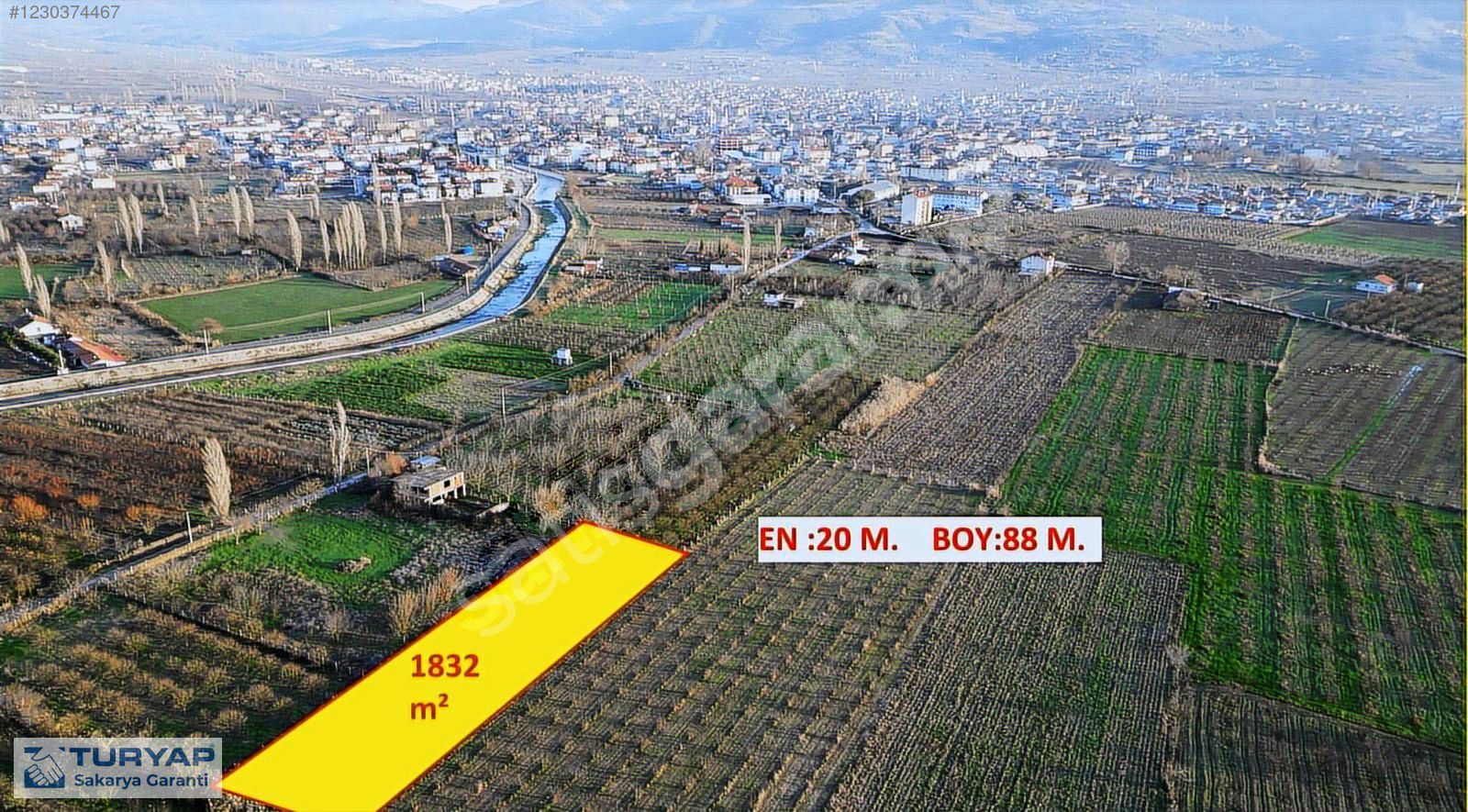 GEYVE ŞEHİR MERKEZİNDE YATIRIMA UYGUN 1832 M² AYVA BAHÇESİ