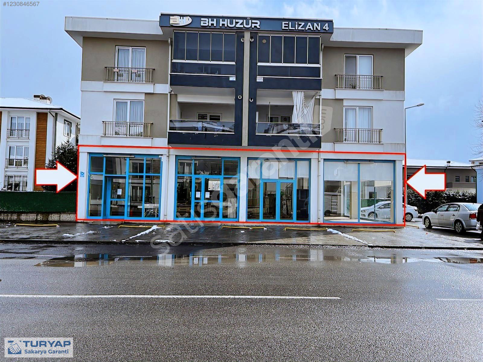 Sakarya Serdivan Yazlık Şehit Muhittin Çelik Cad.de 350M2 İşyeri