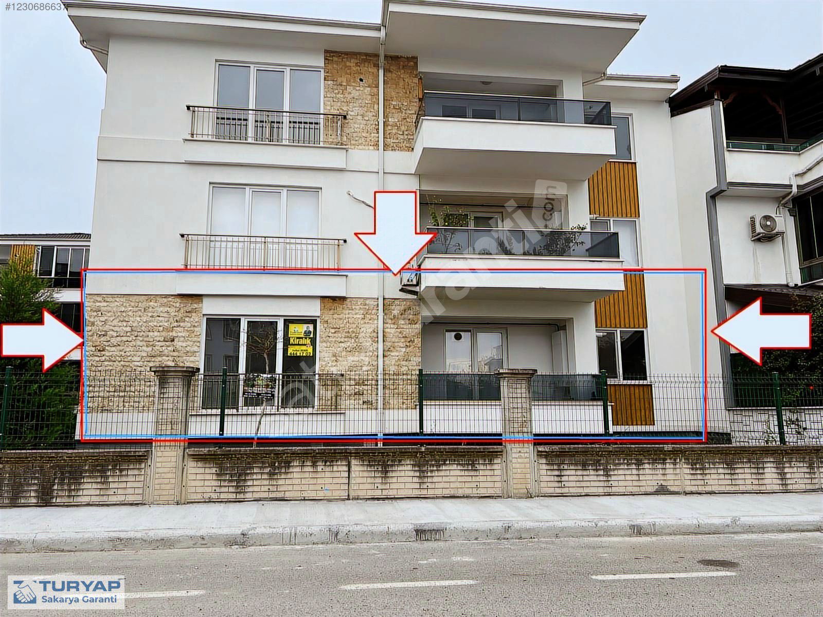 Sakarya Serdivan Vatan Mah. Şehit Muhittin Çelik Cad.Üzeri 3+1