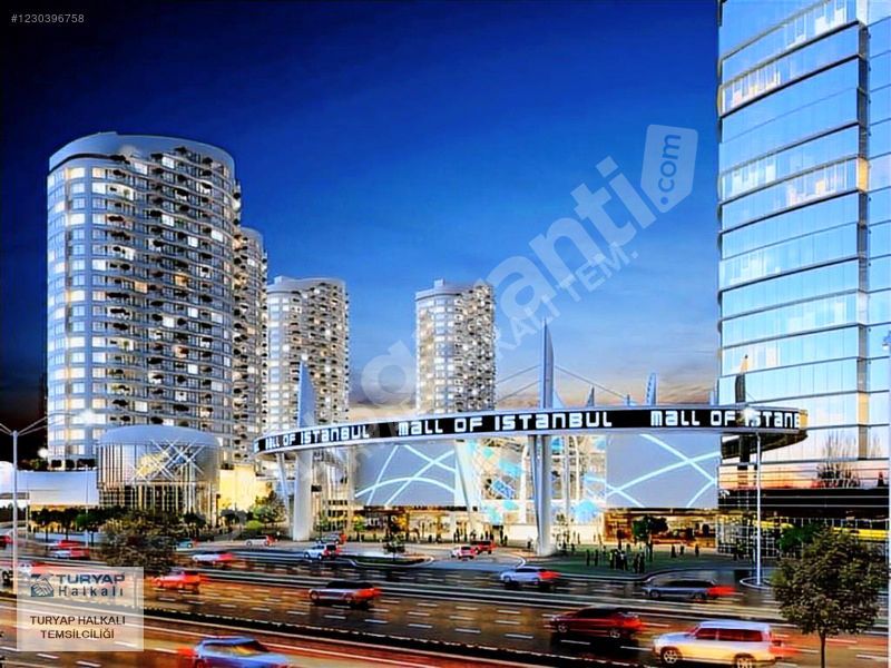 BAŞAKŞEHİR MALL OF İSTANBUL 1+1 90 m2 KİRALIK REZİDANS DAİRE