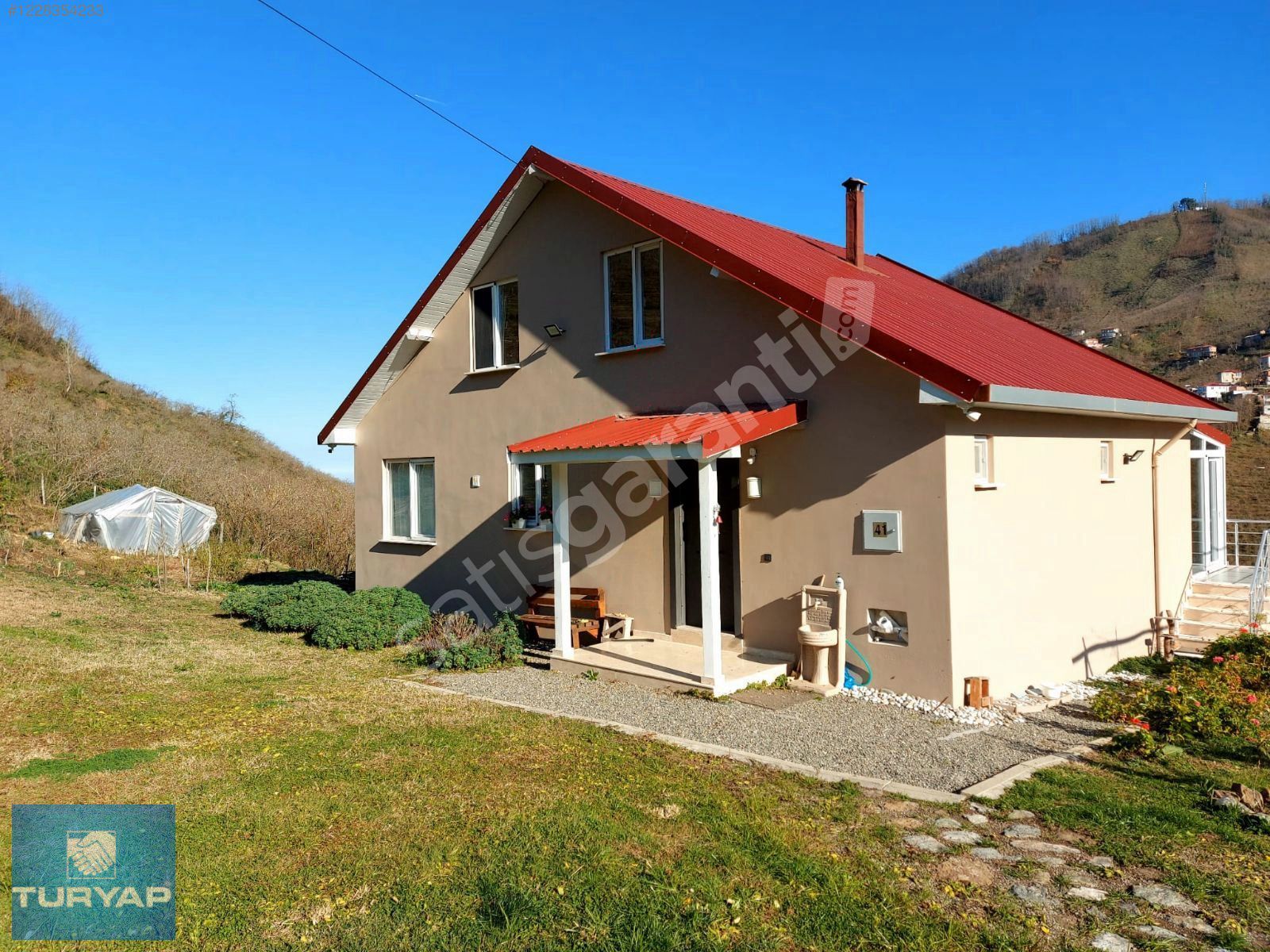 ORDU AKÇATEPE DE SATILIK MÜSTAKİL DUBLEKS VİLLA VE ARSA 1.958 m2