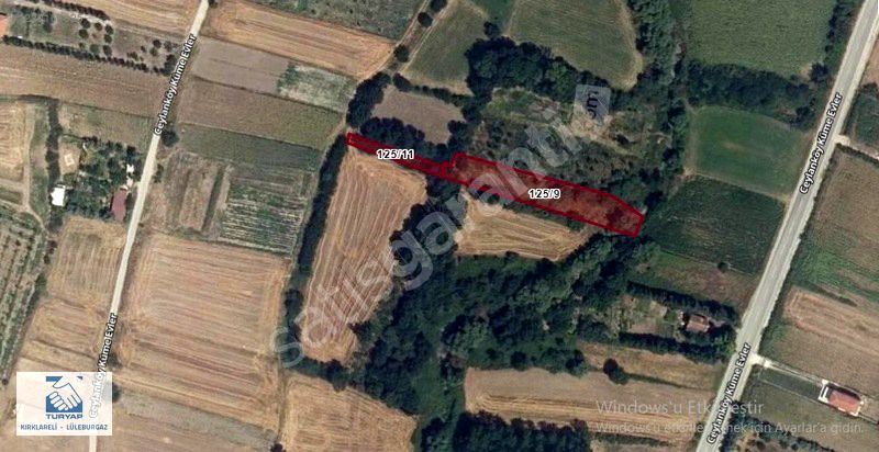 TURYAP'TAN CEYLANKÖY'DE ÖZEL YOL'LU TOPLAM 1581 m2 İMARLI ARSA