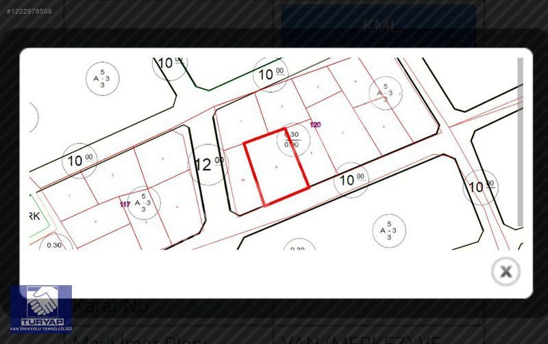 TURYAP'TAN BOSTANİÇİ MAHALLESİ'NDE SATILIK MÜSTAKİL 800 M2 ARSA