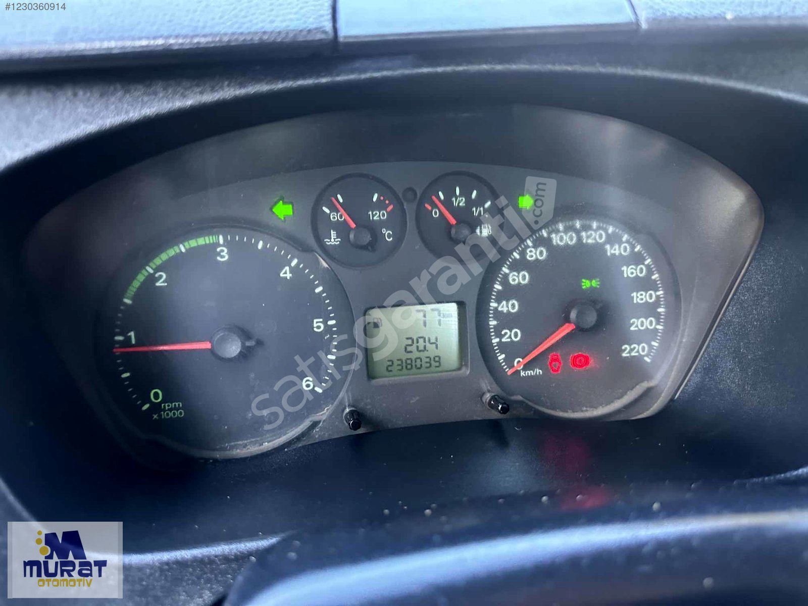 MURAT PATAT OTOMOTİVDEN BOYASIZ POMPALI 230 KMDE.