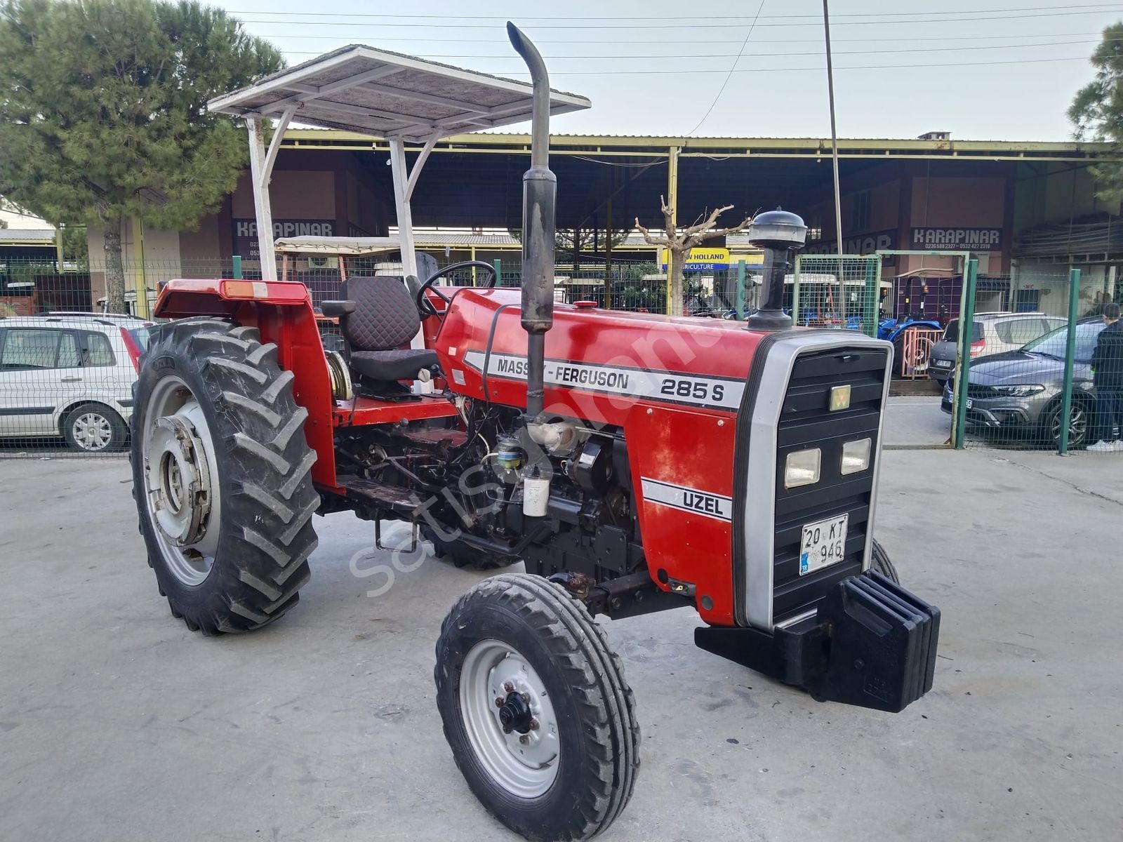 2000, MASSEY FERGUSON 285s, ARA GÖVDELİ, SINIF MAKİNA