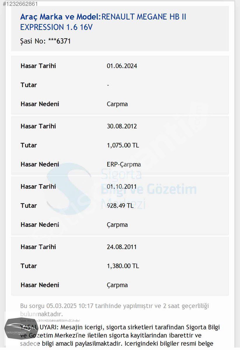 DEGİŞENSİZ VE HASAR KAYITSIZ BEBEK