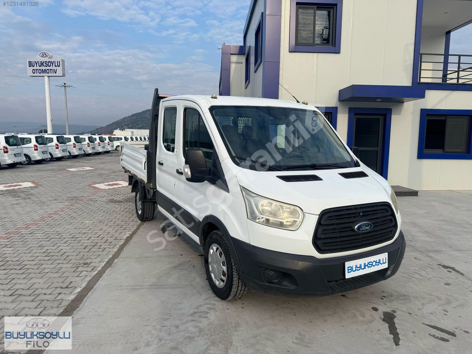 BÜYÜKSOYLU FİLO/2015 FORD TRANSIT 350 M ÇİFT KABİN KAMYONET