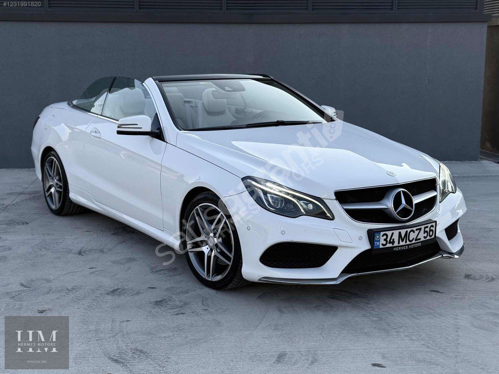 'HERMES MOTORS' 2014 MERCEDES E250 CABRIO 134.000KM BOYASIZ BAYİ