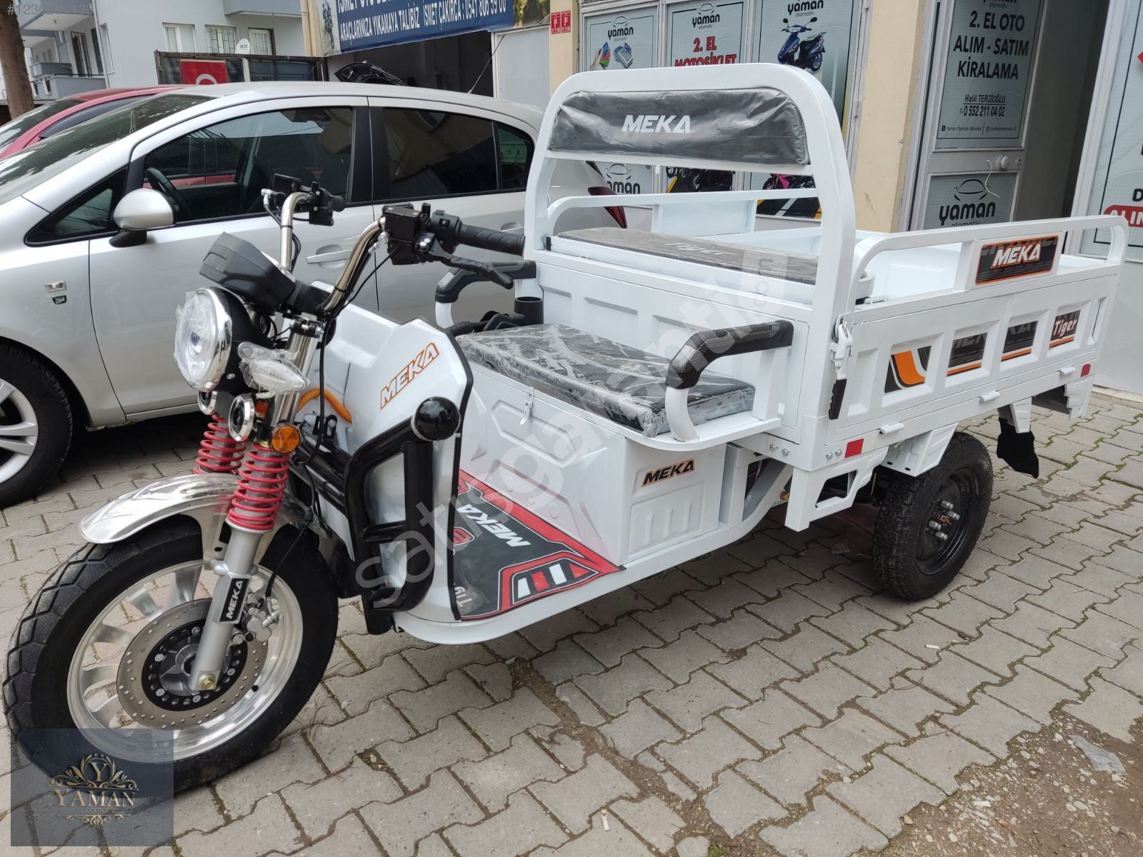 **YAMAN OTOMOTİVDEN MEKA MOTOR TİGER KASALI 3 TEKERLEKLİ**