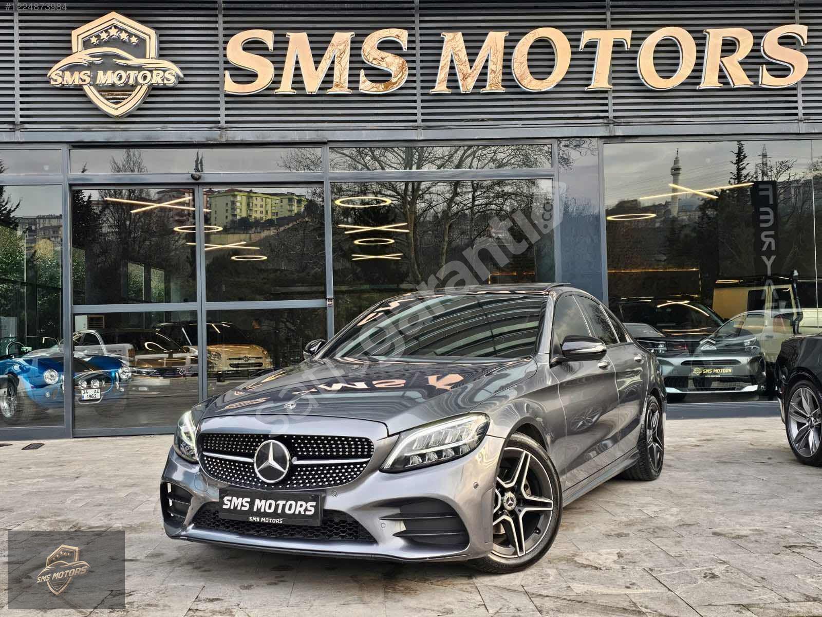 SMS MOTORS 2021 MERCEDES C200d AMG ELK.BAGAJ BURMESTER İÇ TABA
