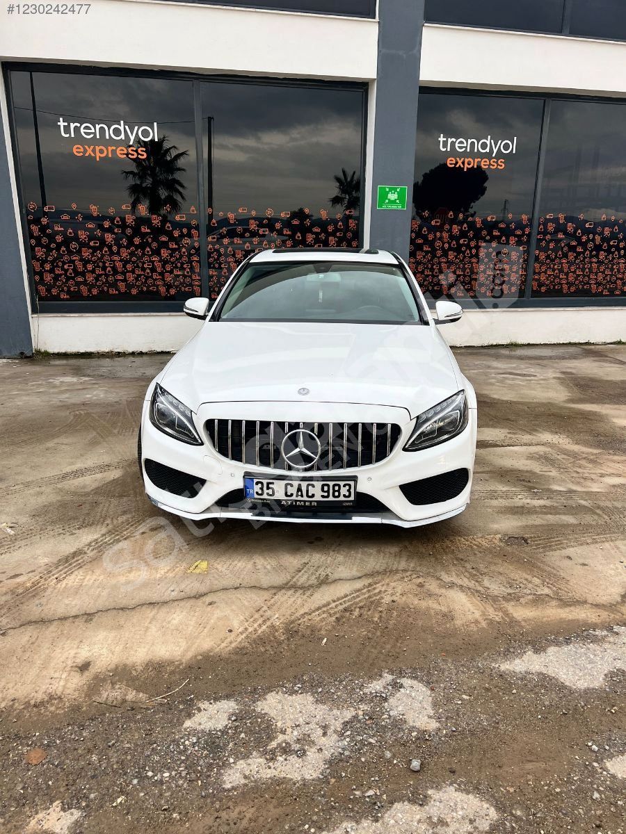 Sahibinden Temiz Beyaz İnci Mercedes C200 AMG exclusive