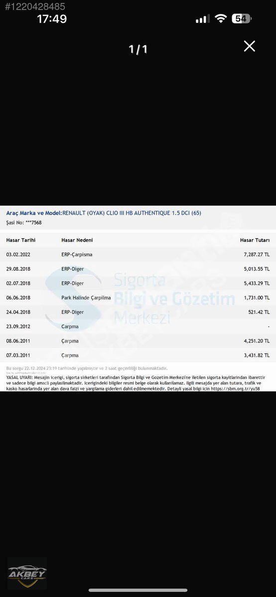 AKBEYCARS'dan/İLKSAHİBİ/135BiNKM/DEĞİŞENSİZ/SIFIR KONDİSYON