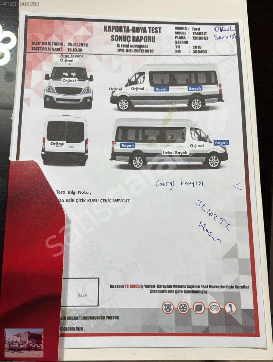 TİMUR OTOMOTİV DEN FORD TRANSİT JUMBO TEK TEKEL OKUL PAKETİ