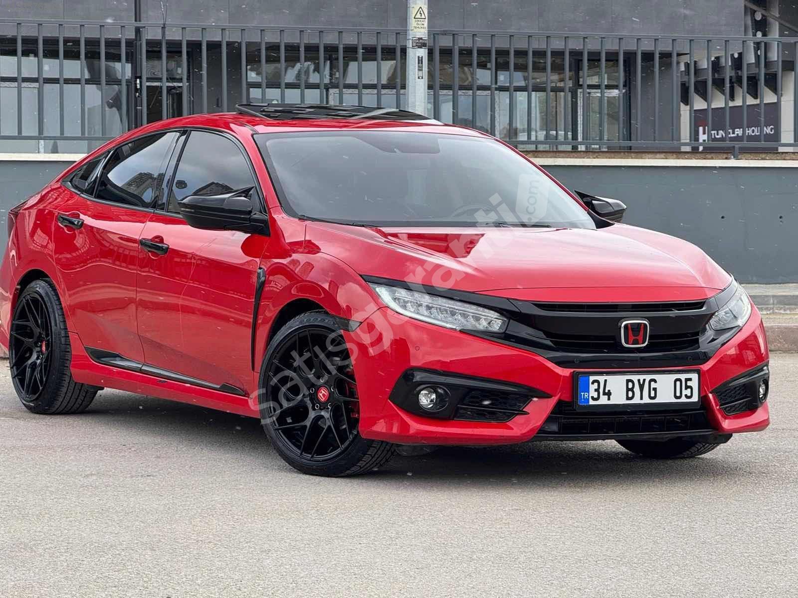 2017 HONDA CİVİC 1.5 İ-VTEC TURBO BOYASIZ TRAMERSİZ 123.000 km