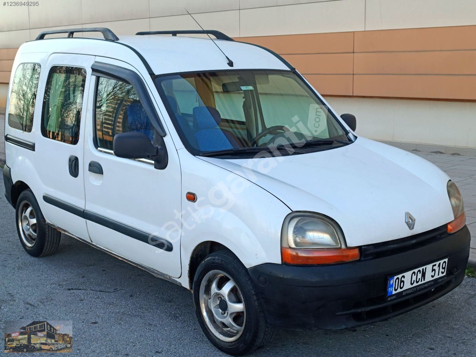 1999 RENAULT KANGO 1.9D RL H.OTOMOBİL RUHSATLI CAMLI 4KAPI