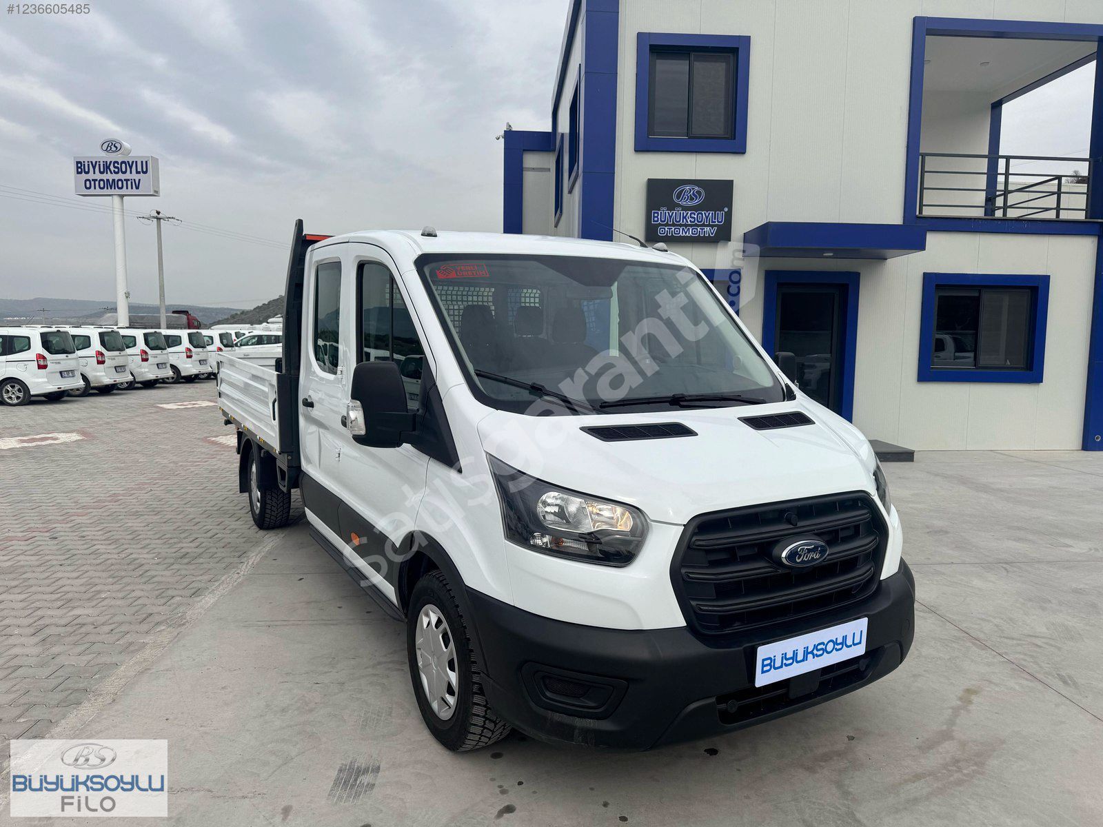 BÜYÜKSOYLU FİLO/2024 FORD TRANSIT 350 L ÇİFT KABİN KAMYONET