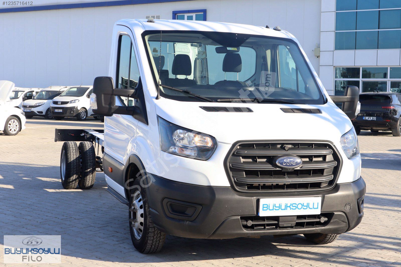 BÜYÜKSOYLU FİLO/2021 MODEL FORD TRANSIT 350 ED ŞASE KAMYONET