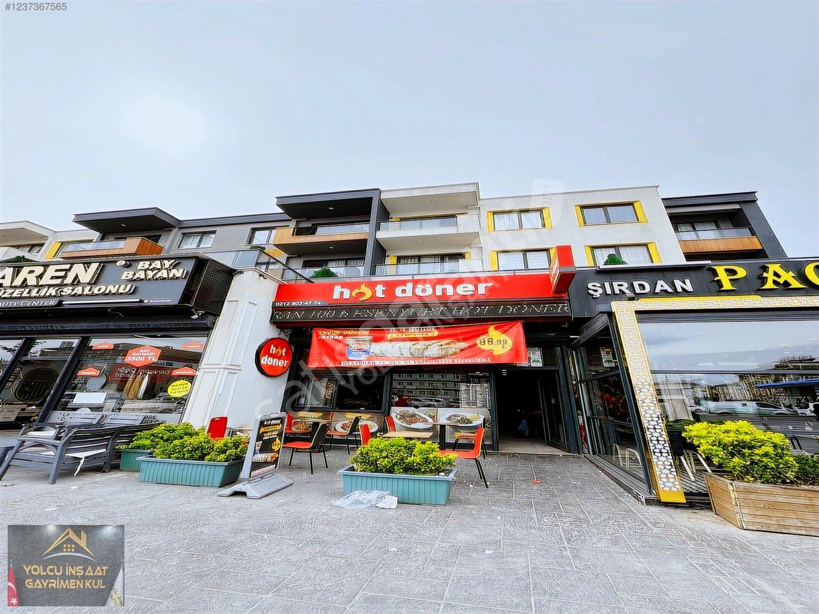 DEVREN KİRALIK MERKEZİ LOKASYON'DA HOT DÖNER YÜKSEK CİRO'LU