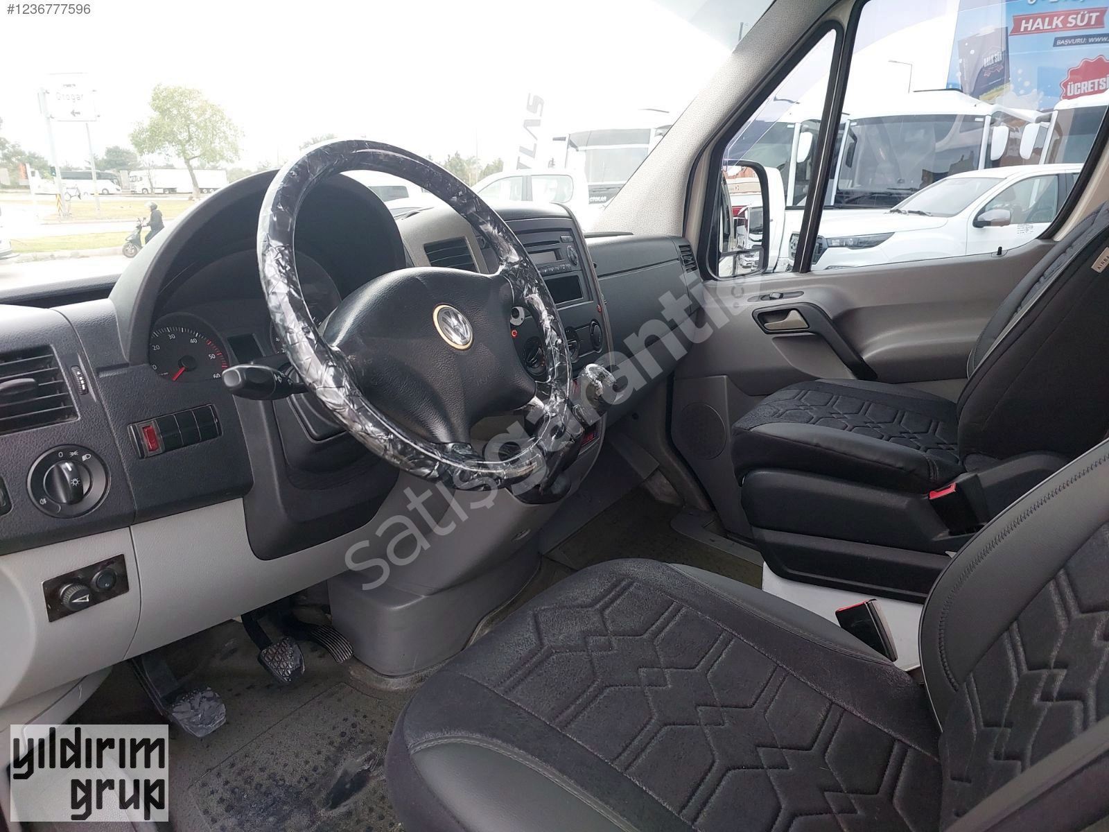 2008 model Volkswagen Crafter 2.5 motor 163 beygir 16 +1 kişi