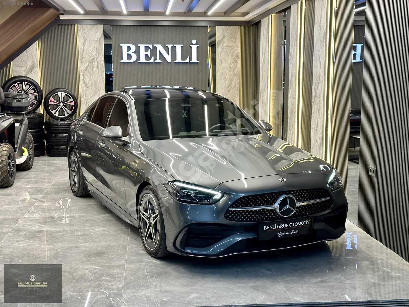 |BENLİ GRUP| 2022 C200 4 MATİC AMG ARKA AKS HATASIZ BOYASIZ
