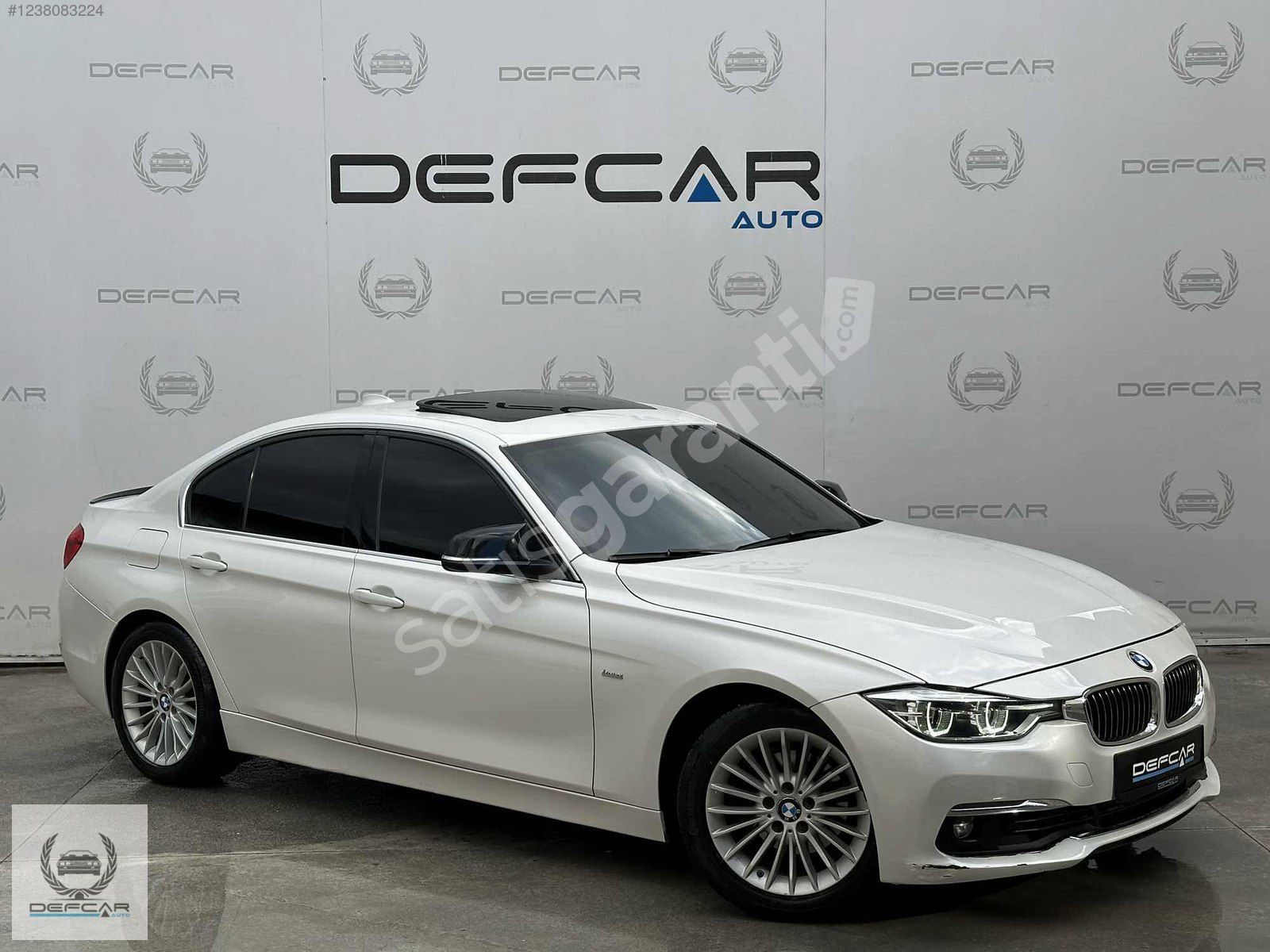 "DEFCAR"2016 BMW 320İ LUXURY LINE SEDEFLİ BEYAZ+HAFIZALI KOLTUK