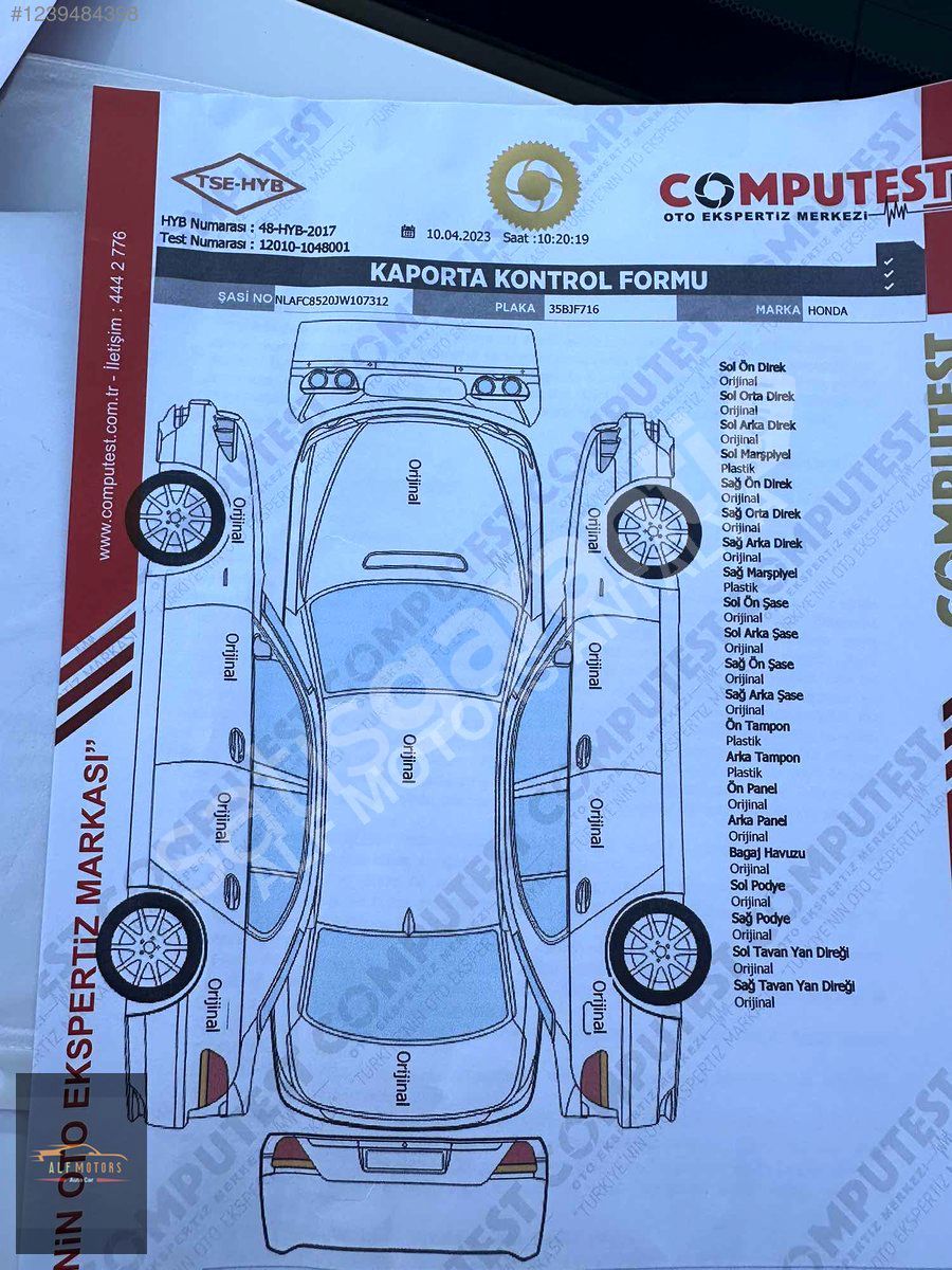 ALF MOTORS HATASIZ BOYASIZ YETKLİ SERVİS BAKIMLI