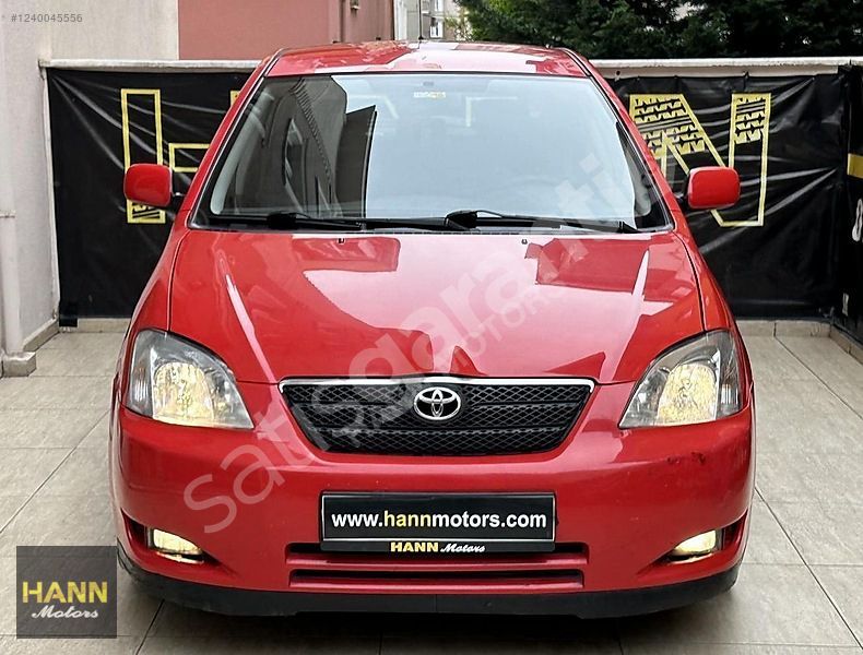 HANN Motors 2002 TOYOTA COROLLA 1.6 LİNEA TERRA*KIRMIZI*110 PS*