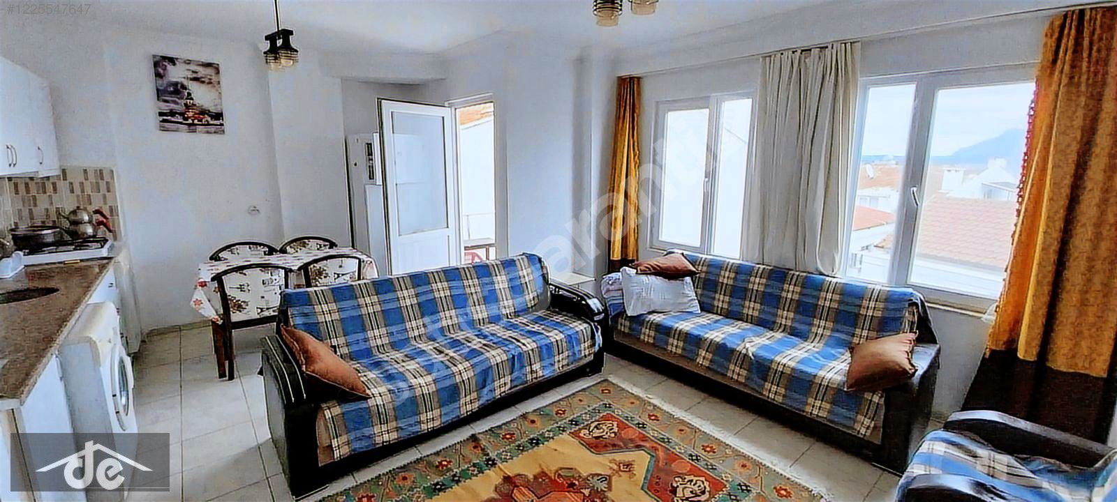 Datçada yat limanına 200 metre mesafede kiralık eşyalı 2+1 daire