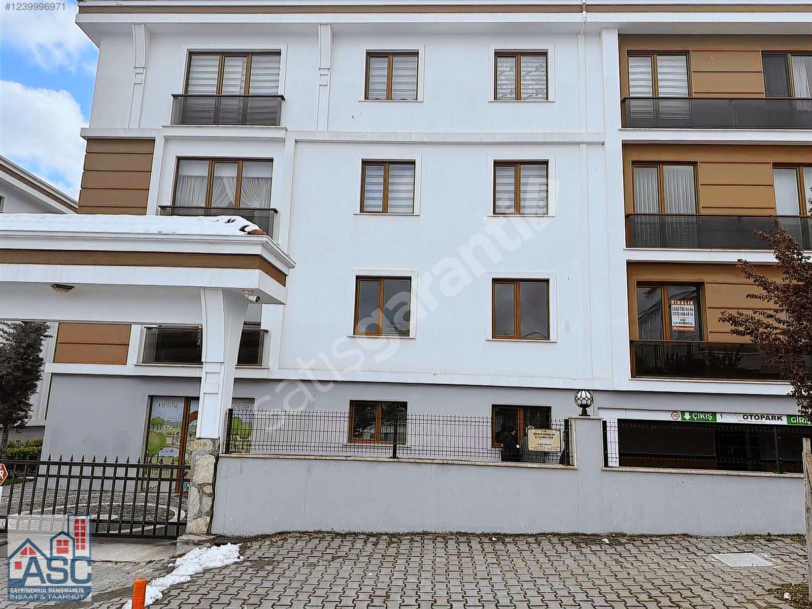 ASC DEN KİRALIK DAİRE BOLU KILIÇARSLAN MAH 148m2 İNLİFE SİT. 3+1