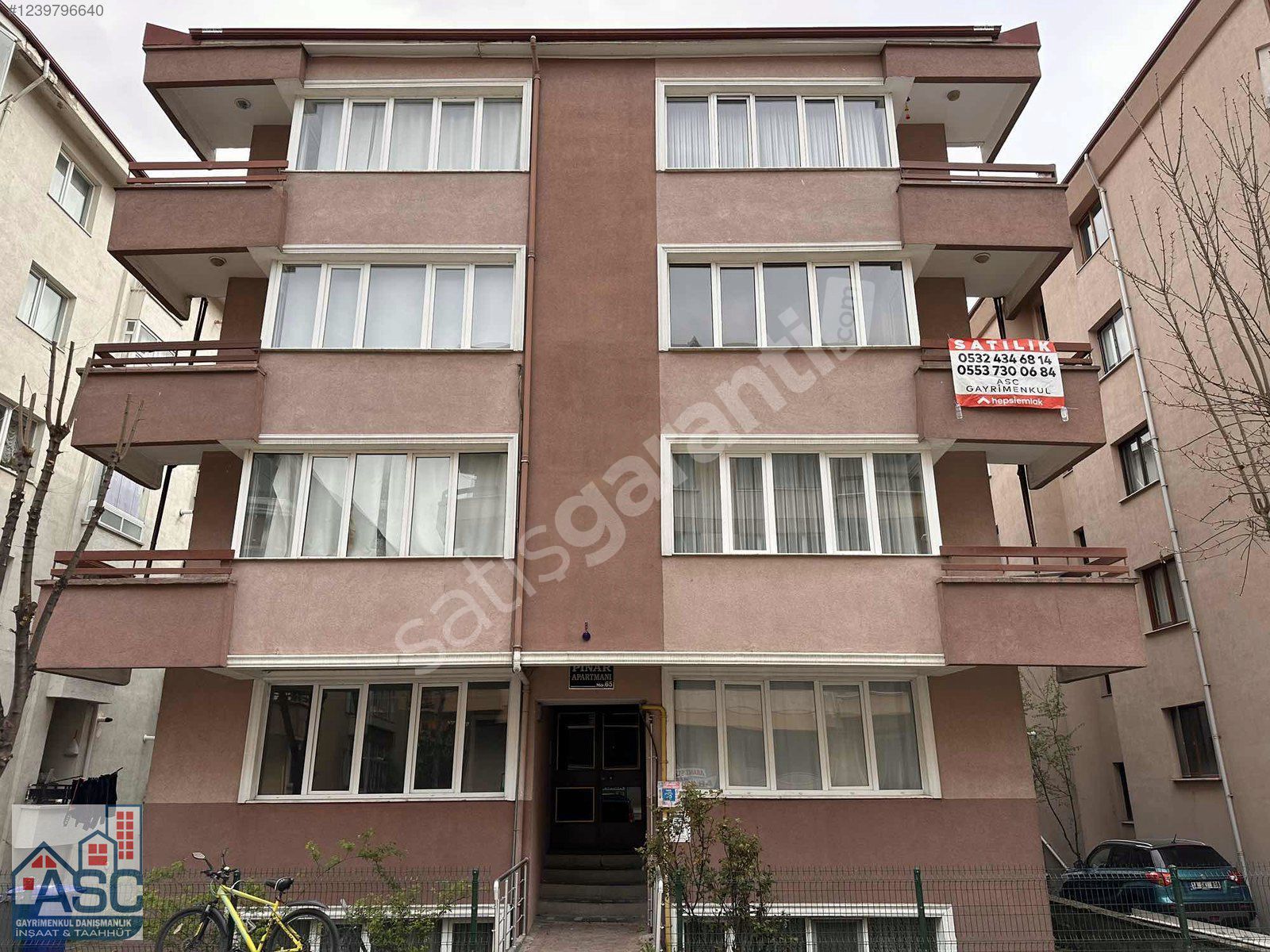 ASC DEN SATILIK BOLU BAHÇELİEVLER MAH 3+1 ARA KAT 140 M2