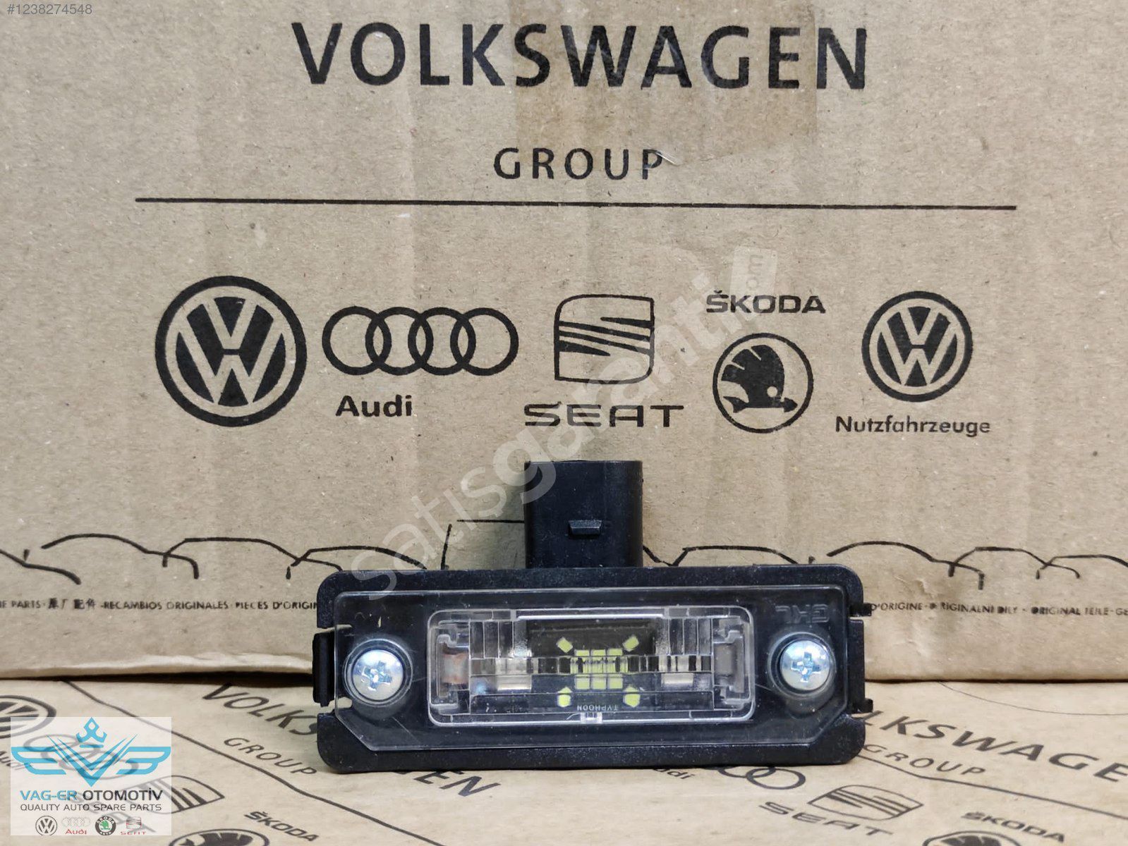 VW POLO 1999-2009 ARKA PLAKA LAMBASI AYDINLATMASI 1J6943021