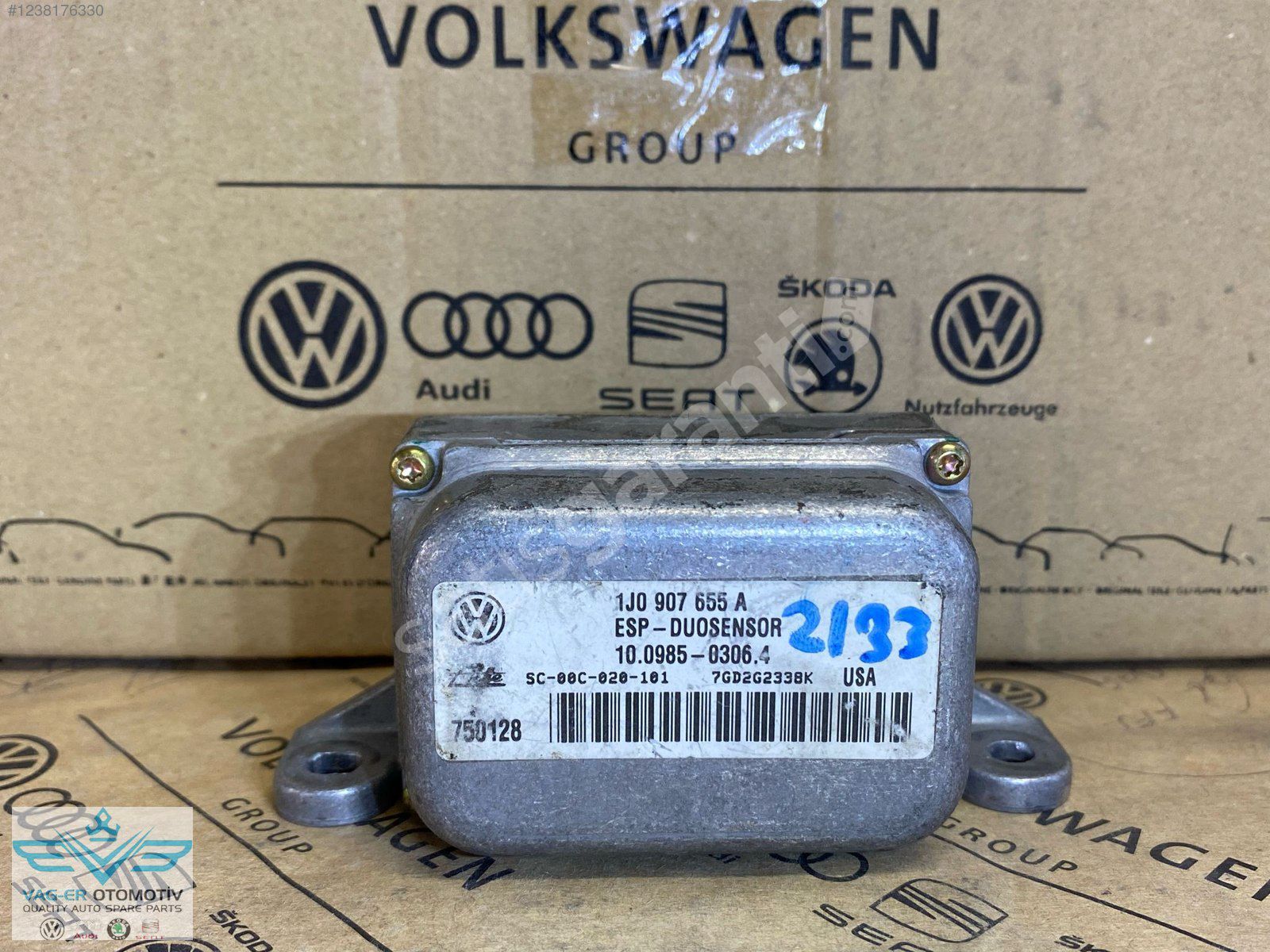 VW BORA 1997-2005 ESP KONTROL MODÜLÜ BEYNİ SENSÖRÜ 1J0907655A