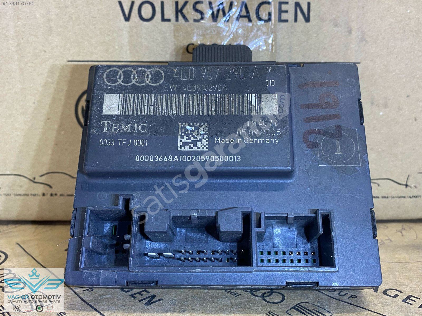 AUDİ Q7 KAPI KONTROL ÜNİTESİ BEYNİ MODÜLÜ 4L0907290A