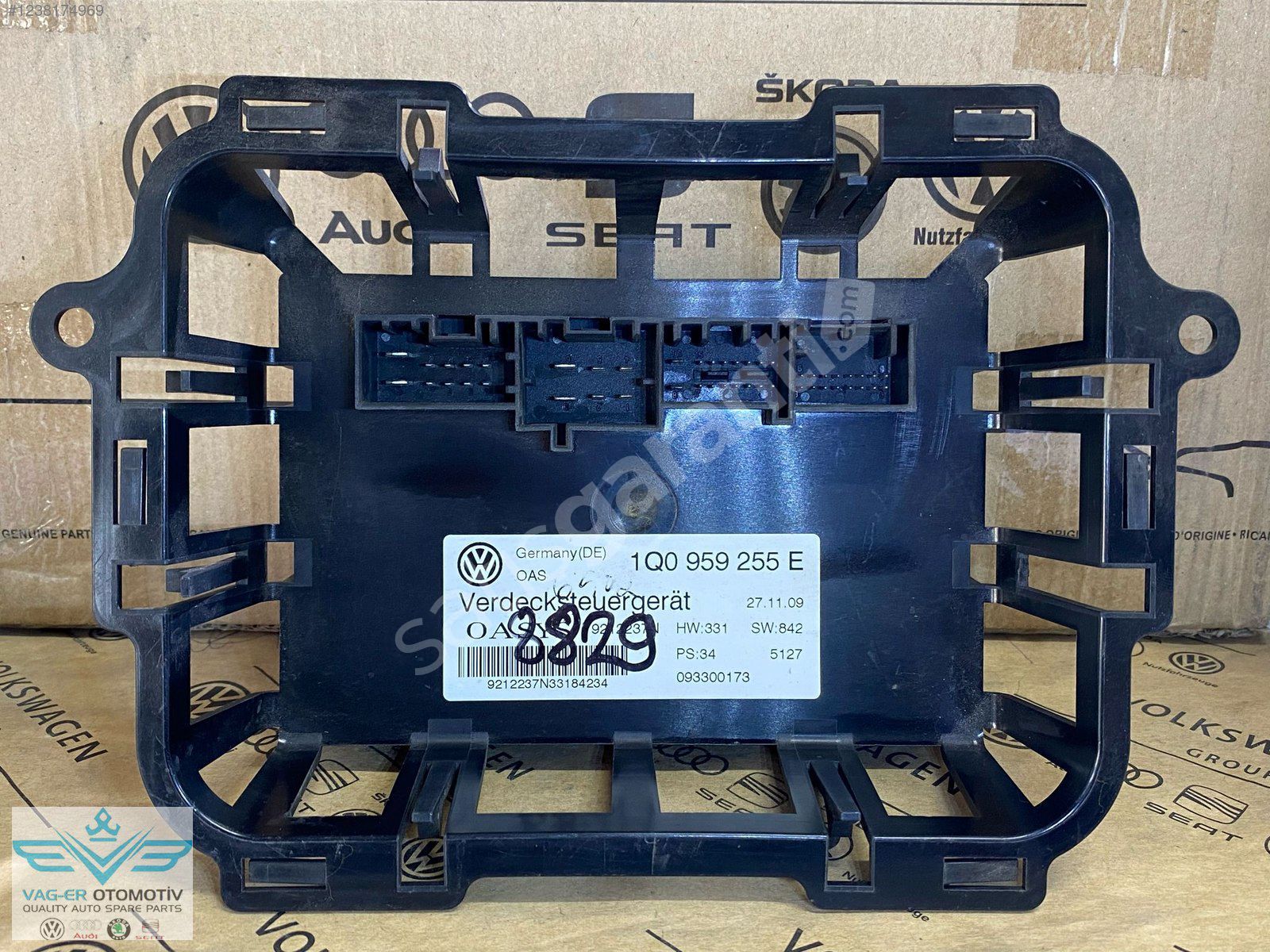 VW EOS HİDROLİK TENTE KONTROL ÜNİTESİ BEYNİ MODÜLÜ 1Q0959255A