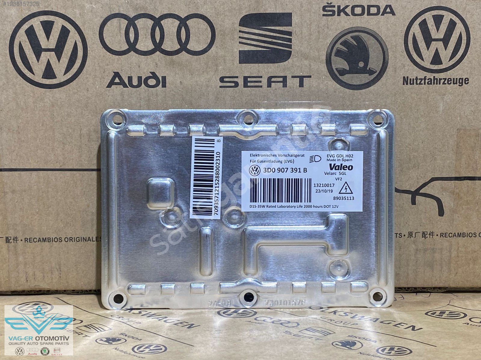 A4 B6 2000-2004 XENON ZENON FAR KONTROL BEYNİ BEYİN 3D0907391B