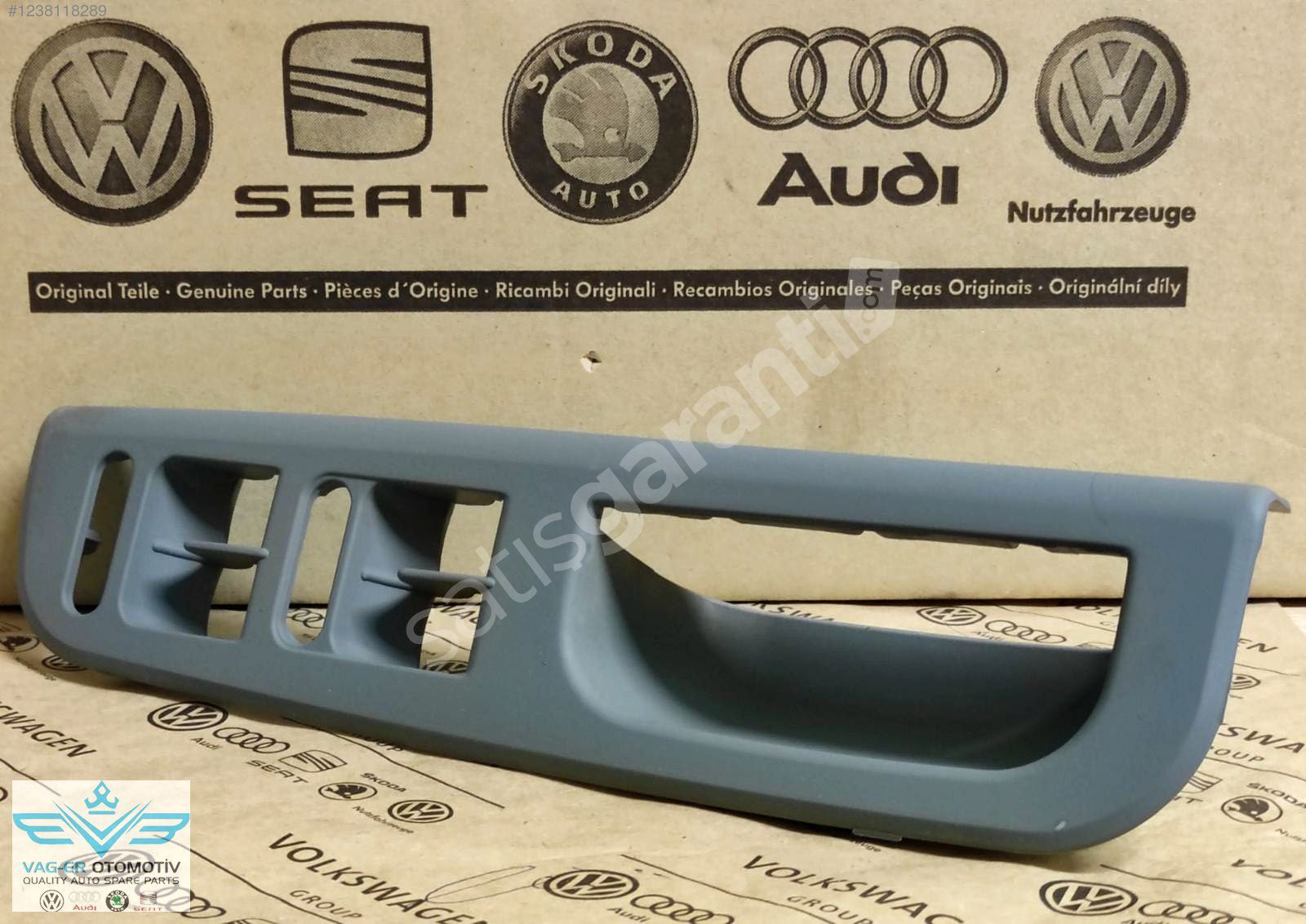 VW GOLF 4 1997-2004 ÖN SOL KAPI KOLU TUTAMAĞI ÇEKME KOLU GRİ
