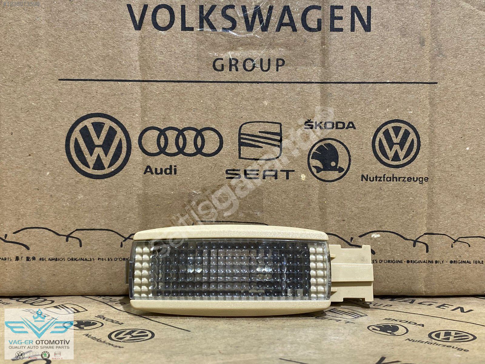 TRANSPORTER T5 2003-2009 BEJ GÜNEŞLİK MAKYAJ LAMBASI SOL SAĞ OEM