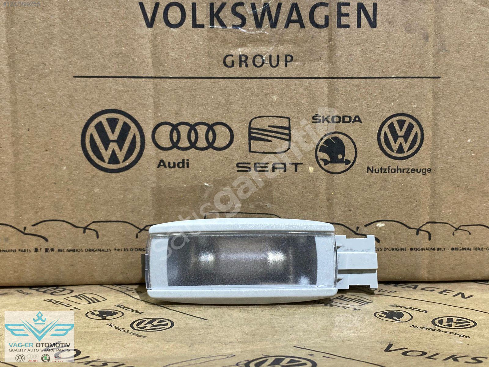 VW GOLF 6 VI GRİ GÜNEŞLİK MAKYAJ LAMBASI SOL SAĞ ORİJİNAL