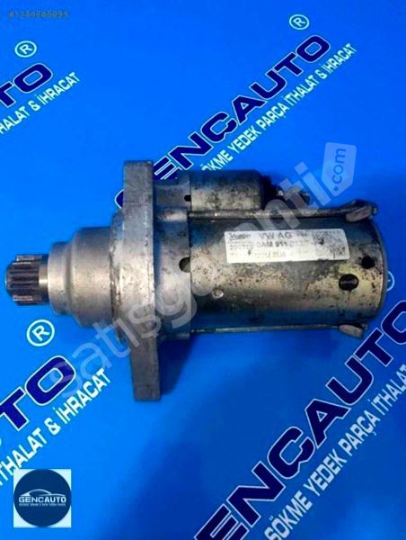 VW SCİROCCO MARŞ DİNAMOSU SÖKME ORJİNAL OEM 0AM911023 T