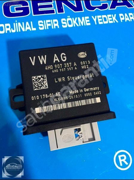 AUDİ A6 A7 A8 FAR KONTROL BEYNİ SIFIR ORJİNAL OEM 4H0907357 A